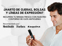 Contorno de ojos para hombre, que combate ojeras, bolsas, patas de gallo y arrugas