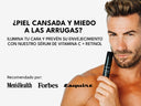 Retrasa el envejecimiento de la piel y la aparición de arrugas con el sérum de vitamina c para hombre