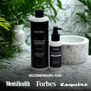 Set Anticaída con Champú y Sérum crece pelo para hombre, recomendado por Forbes, Esquire y Men's Health