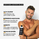 Marca de cosmética masculina comprometida con el medio ambiente, cremas para hombre honestas y responsables