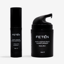 Set de cuidado básico con productos imprescindibles contorno de ojos antiojeras ara hombre y crema facial hidratante antiarrugas