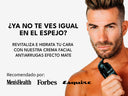 Crema facial para hombre que revitaliza e hidrata la cara con efecto antiarrugas y mate